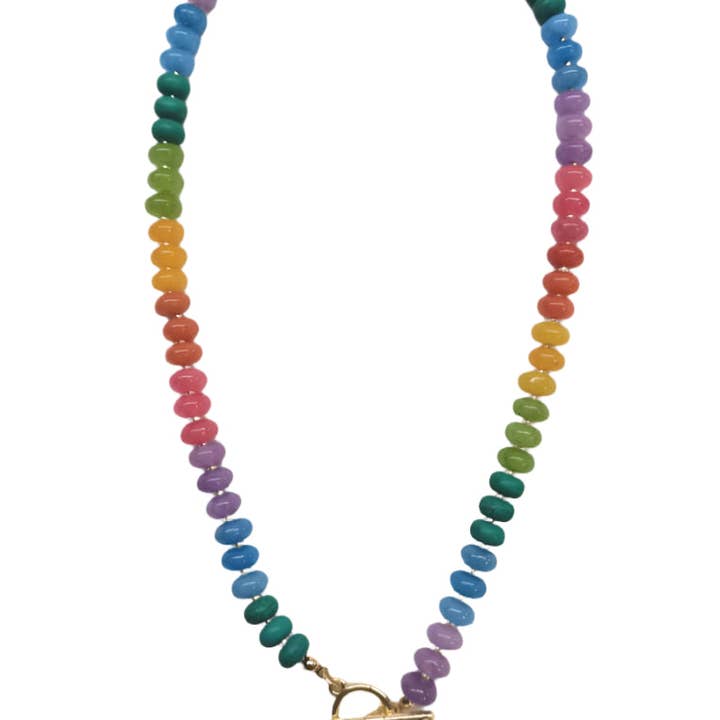 Brianna Cannon - Wholesale Pendant/Charm Necklace - Rainbow Locket Necklace