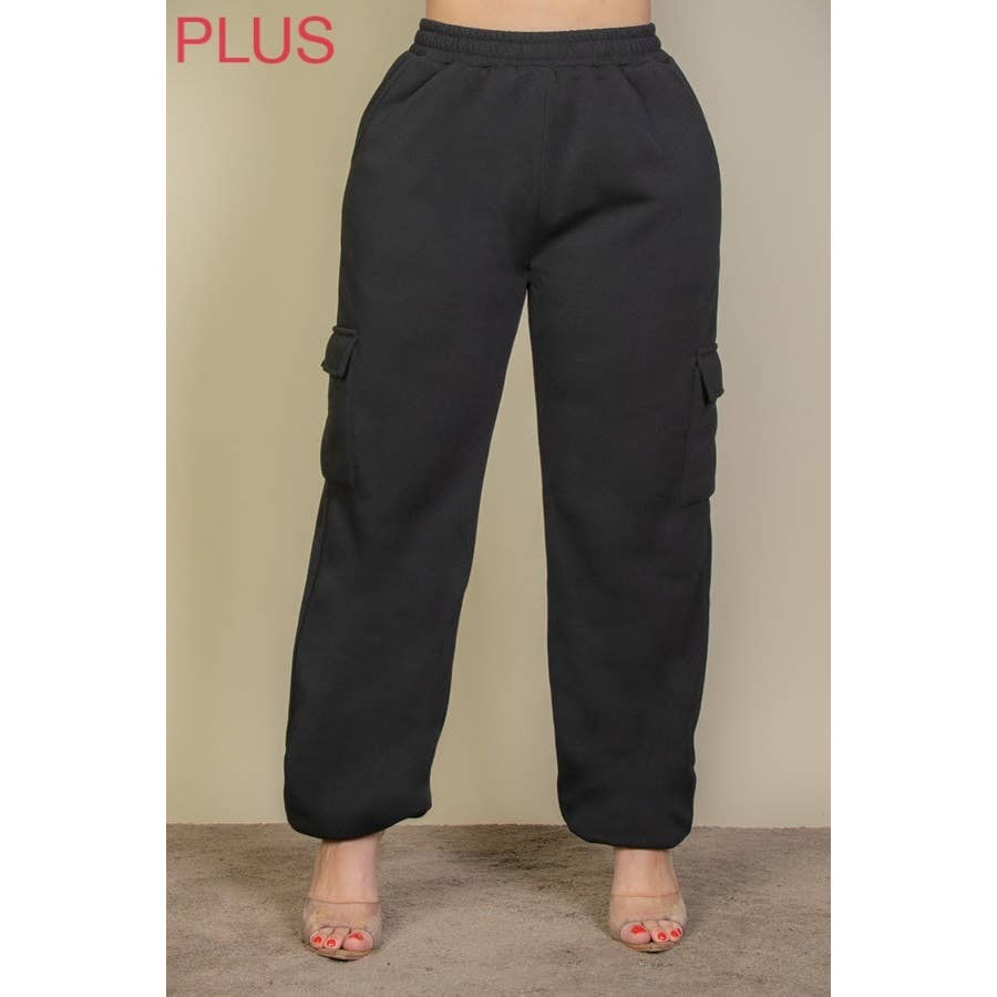 Timeless - Wholesale Athletic Sweatpants/Joggers - Women's - PLUS Cargo Jogger Sweatpants15