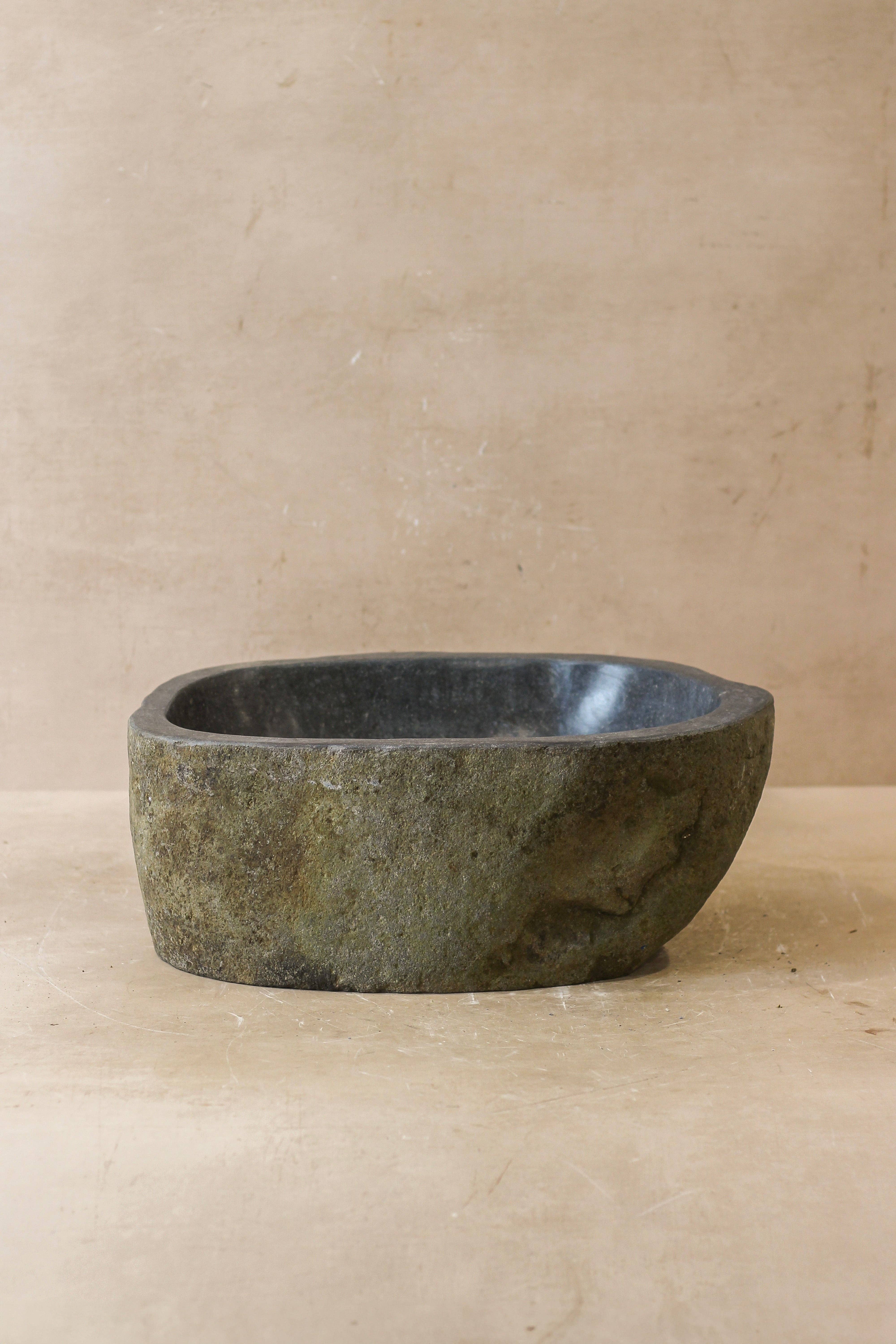 Botanical Boys - Wholesale Bathroom Accessory Set - Riverstone Wash Basin Sink - no 7