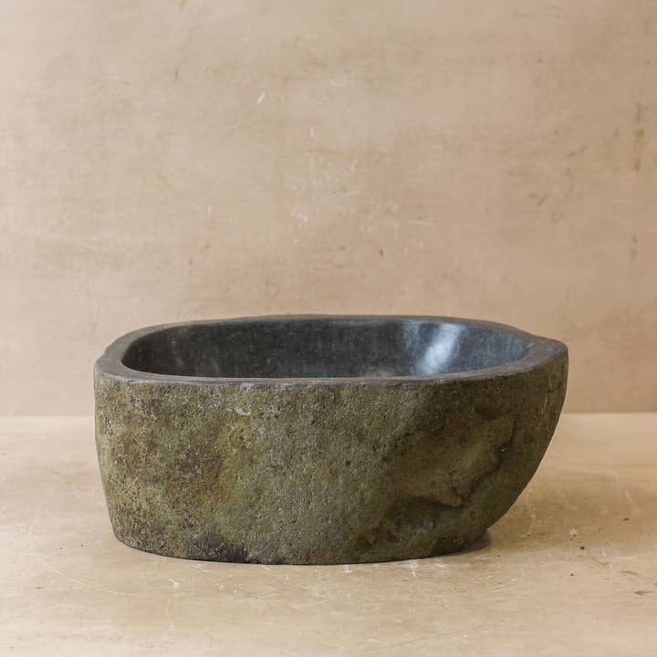 Botanical Boys - Wholesale Bathroom accessory set - Riverstone Wash Basin Sink - no 70