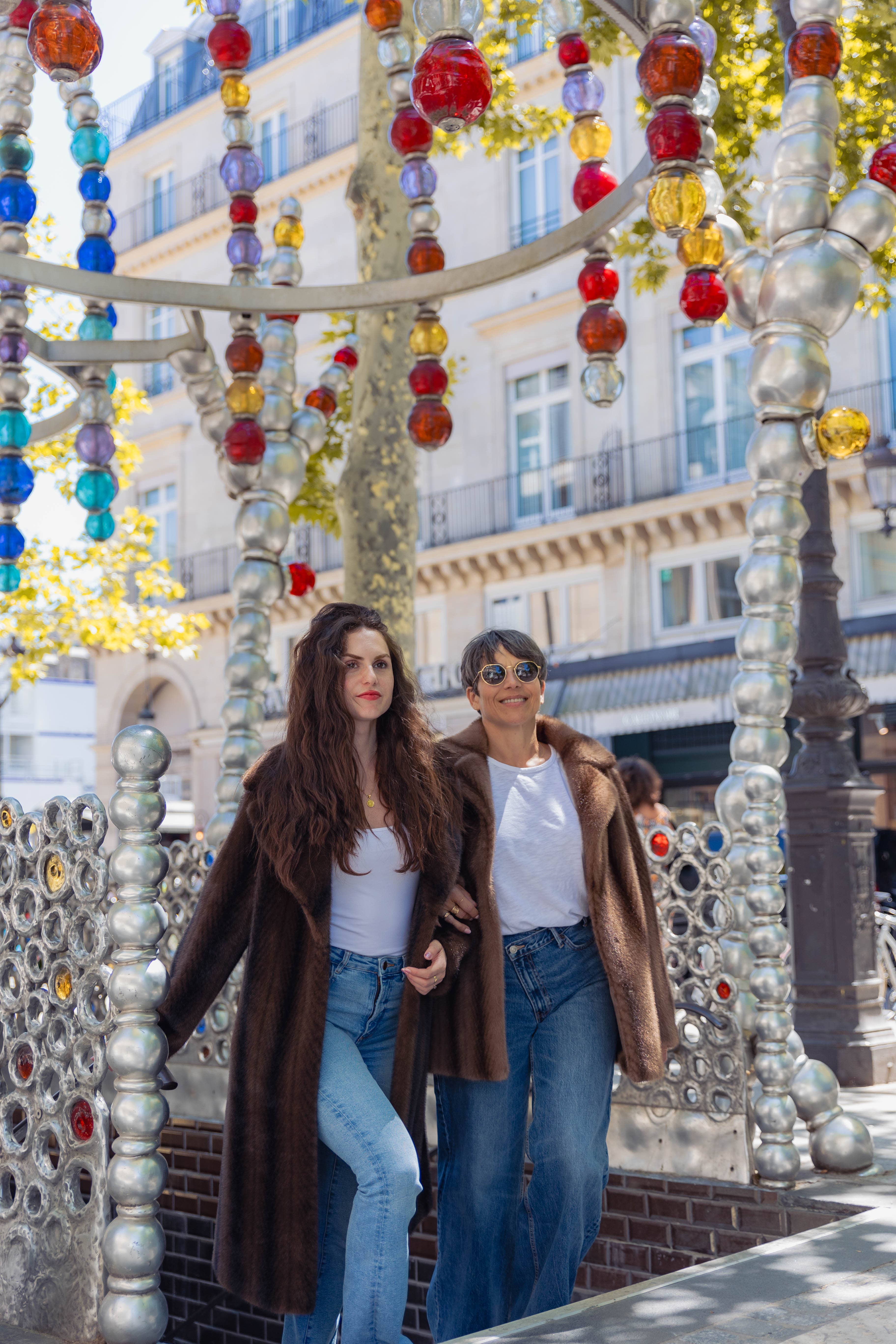 KZELL PARIS - Vendita all'ingrosso Pelliccia/Pelliccia sintetica - Donna - CAPPOTTO LUNGO IN PELLICCIA SINTETICA A RIGHE2