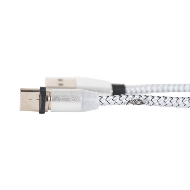 Silver Fast Charging 3 in 1 Magnet Cable for wholesale on Faire1