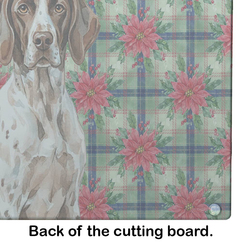 Caroline's Treasures - Wholesale Cutting Board - German Shorthaired Pointer Christmas PoinsettIas Cutting Bo3