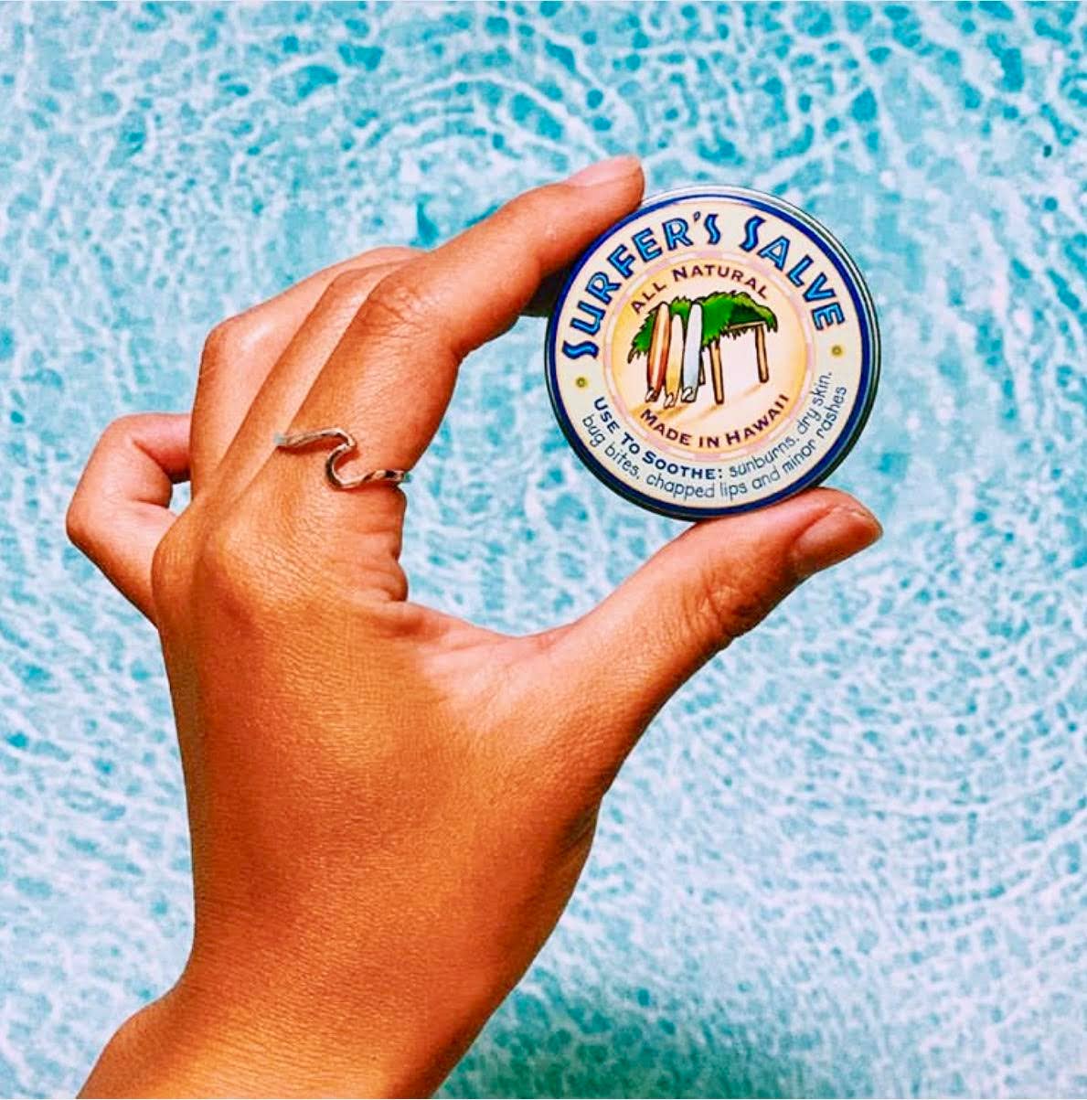 Island Soap & Candle Works - Wholesale Healing Salve/Balm/Cream - All Natural Surfer's Salve - Small 0.8 oz. tin4