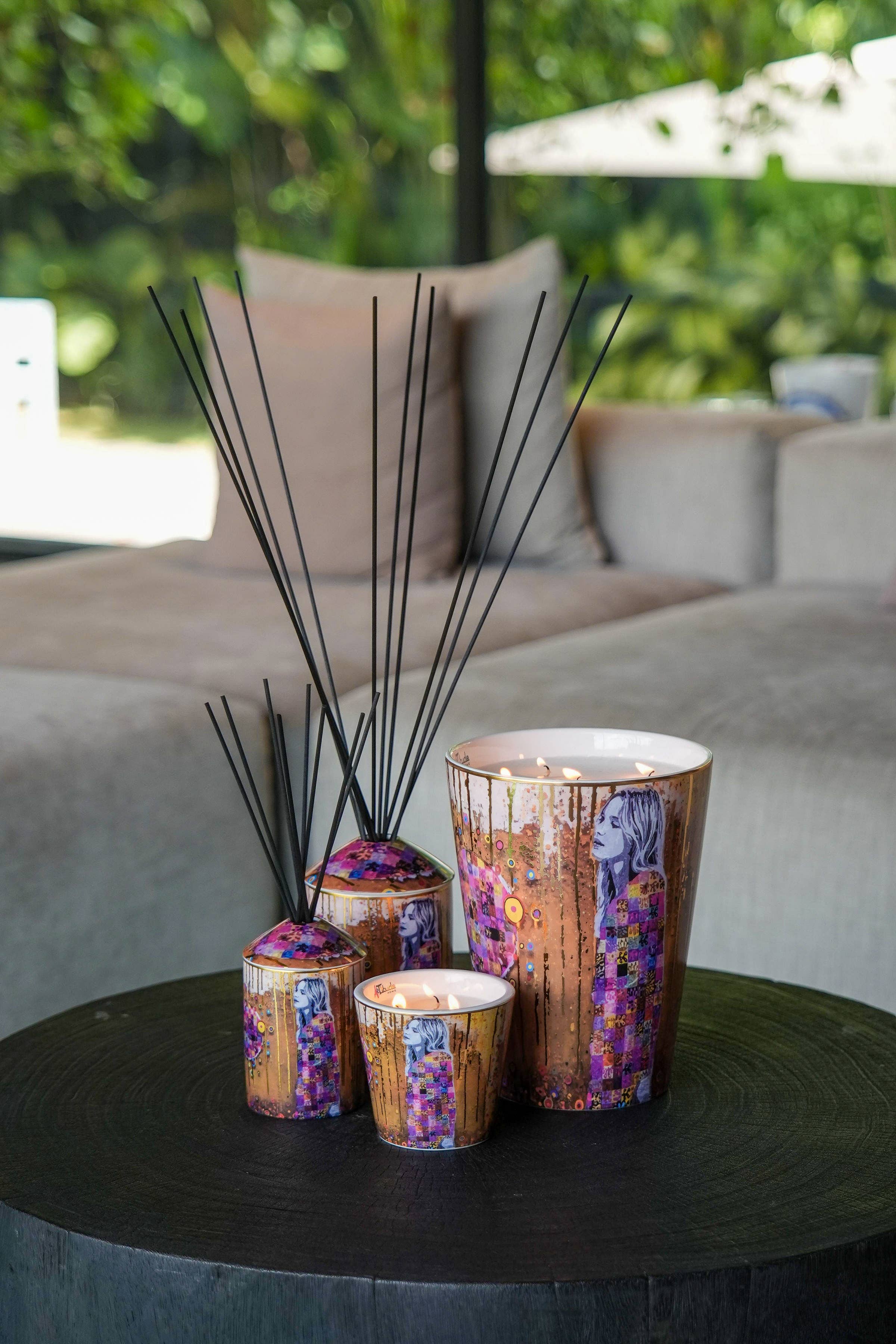 ARTITUDE HOME - Wholesale Jar/Filled Candle - Ceremic Candle Holder 24cm4