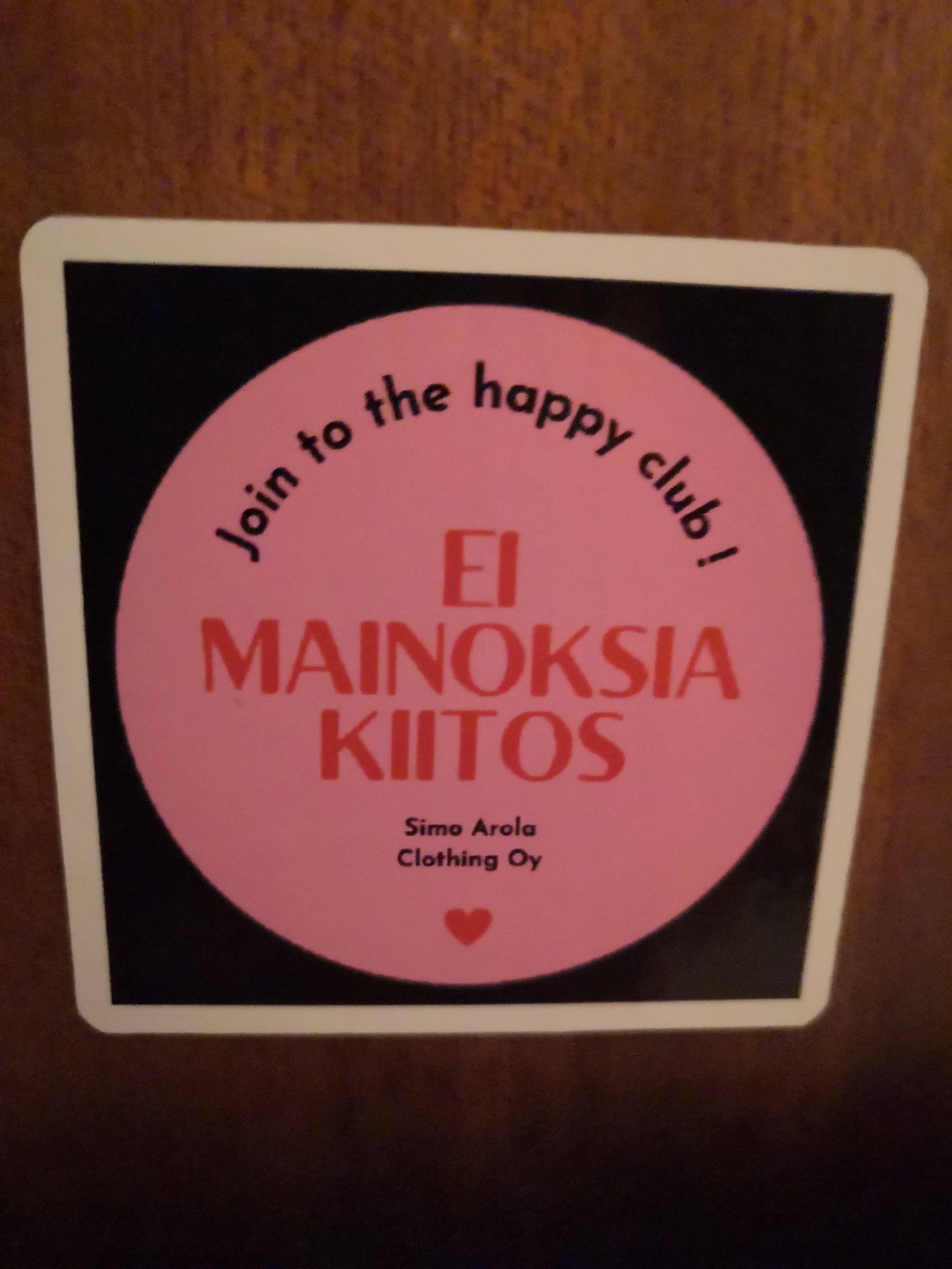Simo Arola Clothing - Wholesale Sticker - Ei Mainoksia Tarra 111