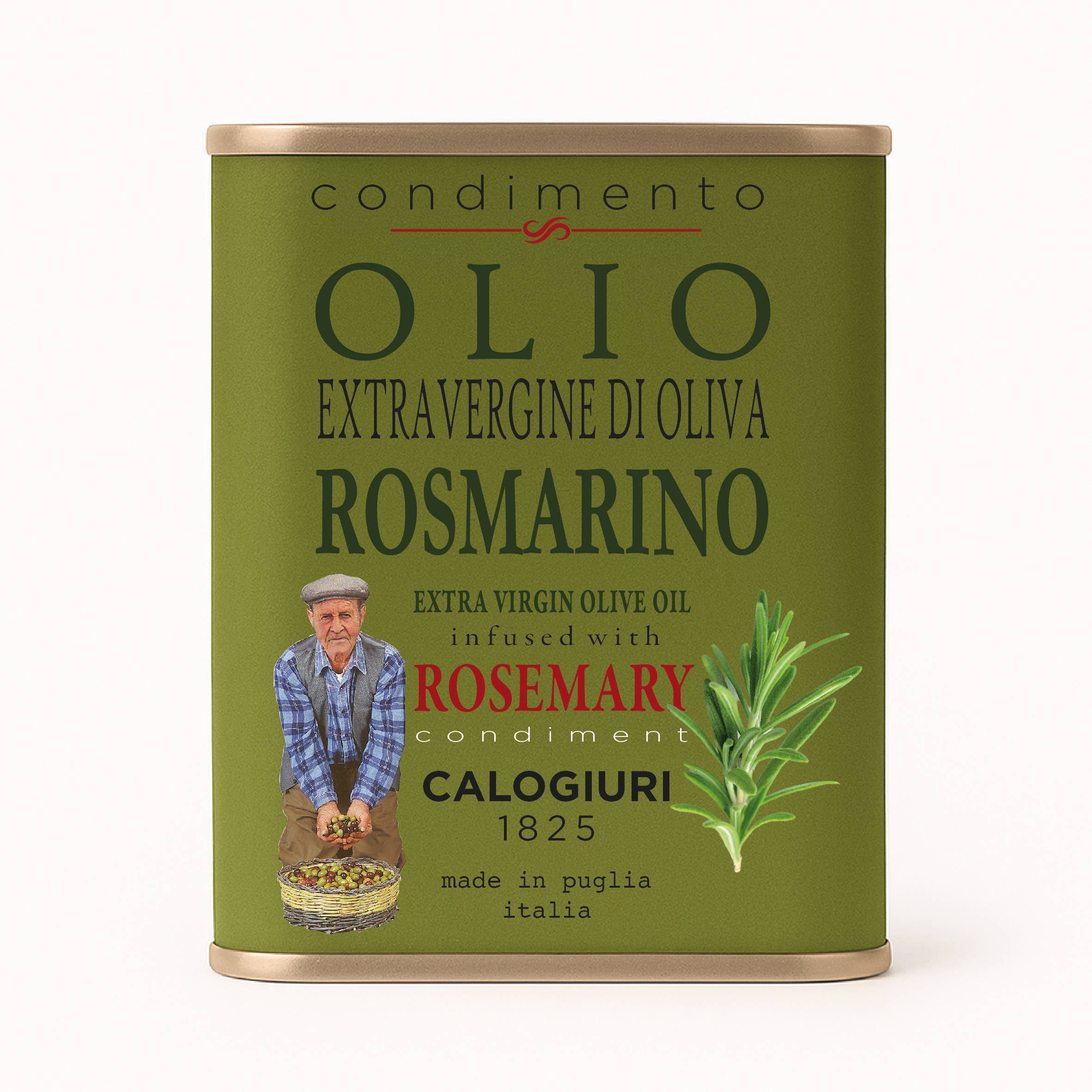Vincotto Balsamico Gianni Calogiuri Azienda Agricola - Wholesale Olive Oil - Flavored ExtraVirgin Olive Oil Tin Set. Small Size,Big Taste8