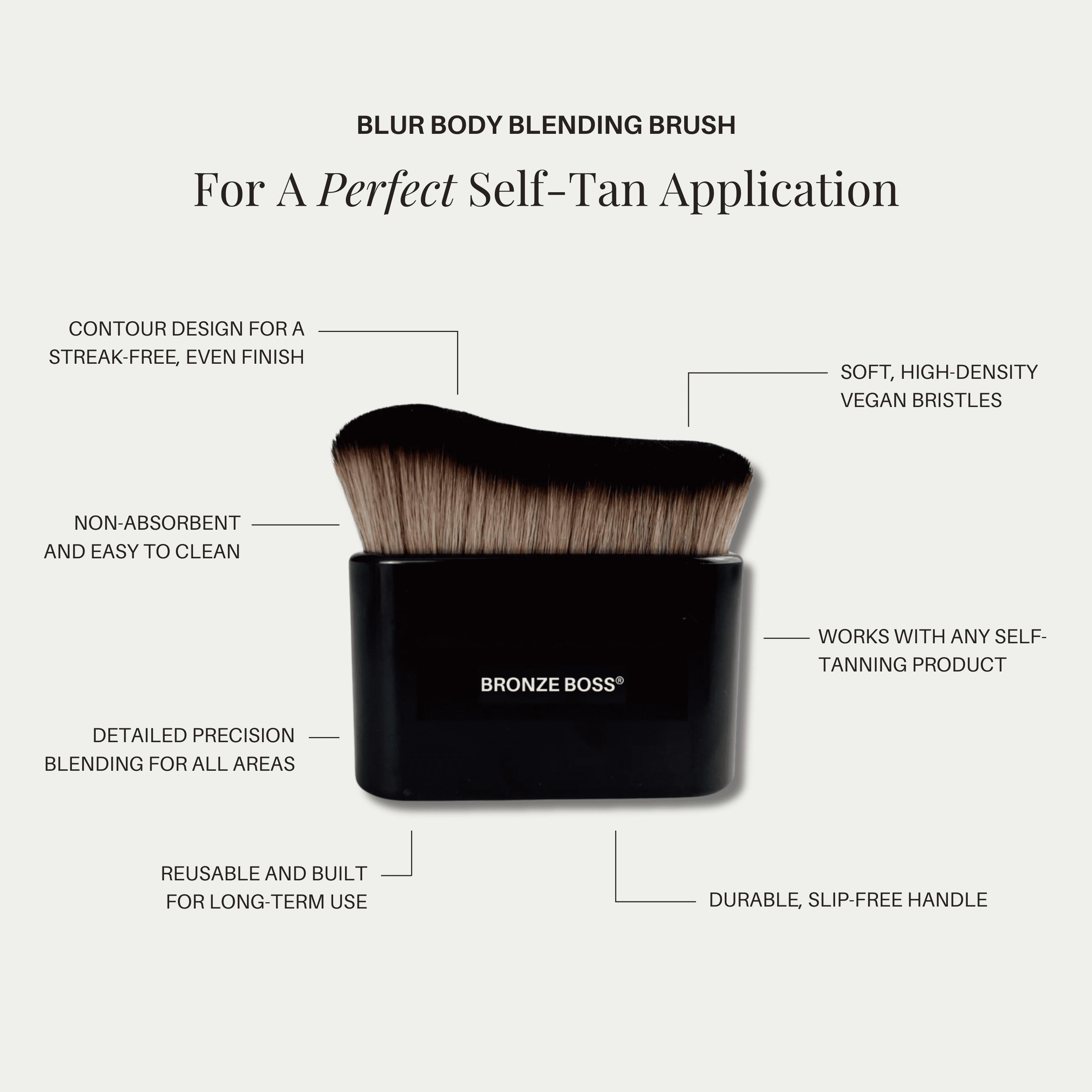 Bronze Boss - Wholesale Body Brush - Blur (Body Blending Brush)2