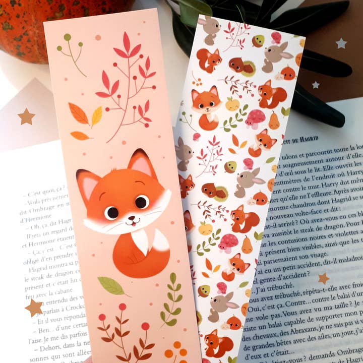 BOOKMARK - LITTLE FOX for wholesale by Poussin et Poupette
