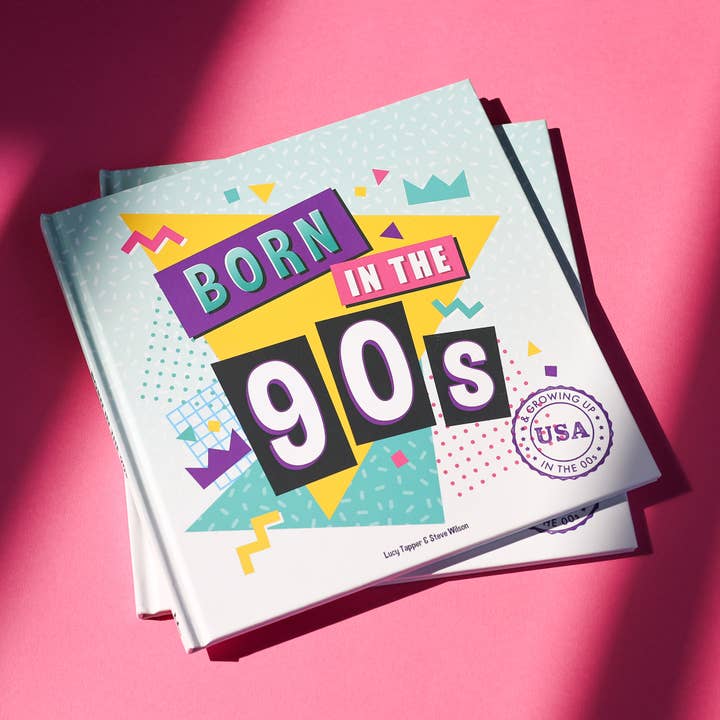 Born In The 90s Gift, Growing Up In The 00s | 30th Gift Book for wholesale by FROM YOU TO ME Meaningful Gifts