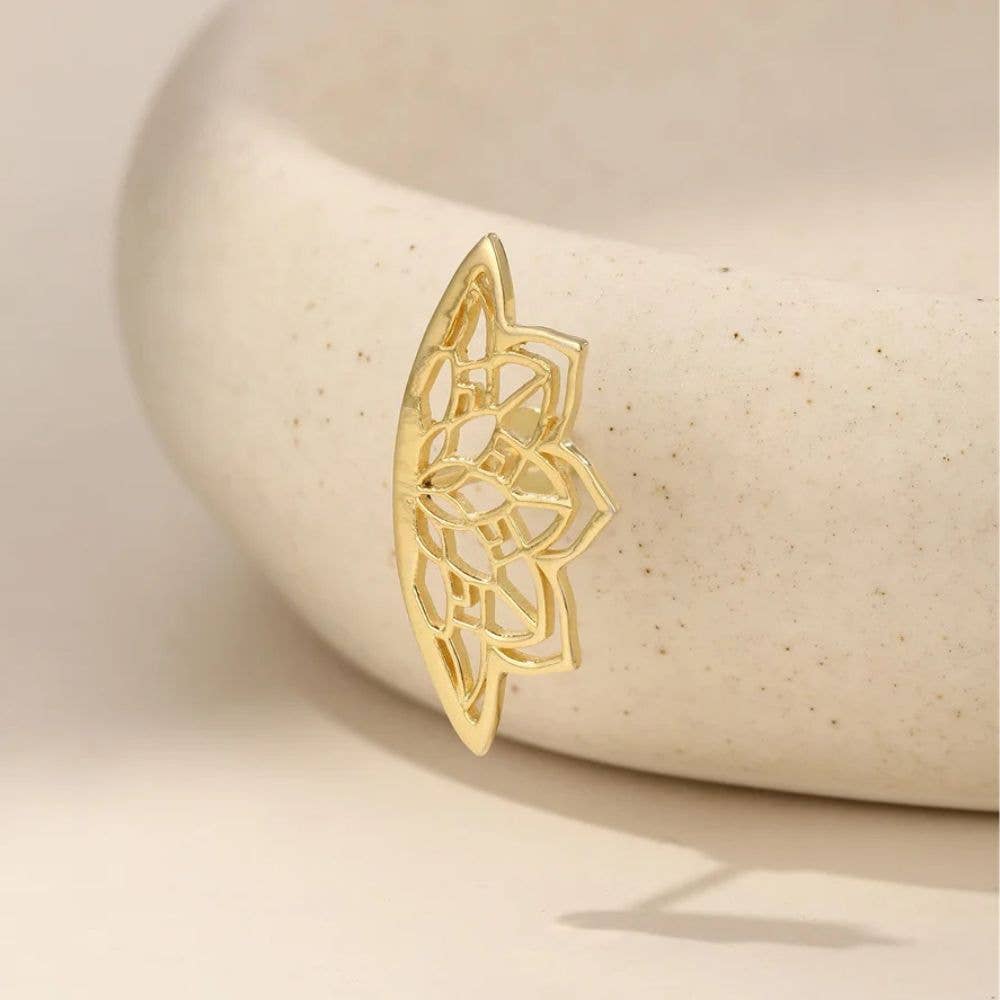 Ashlen - Wholesale Stud/Post Earrings - MANDALA HELIX EARRING1