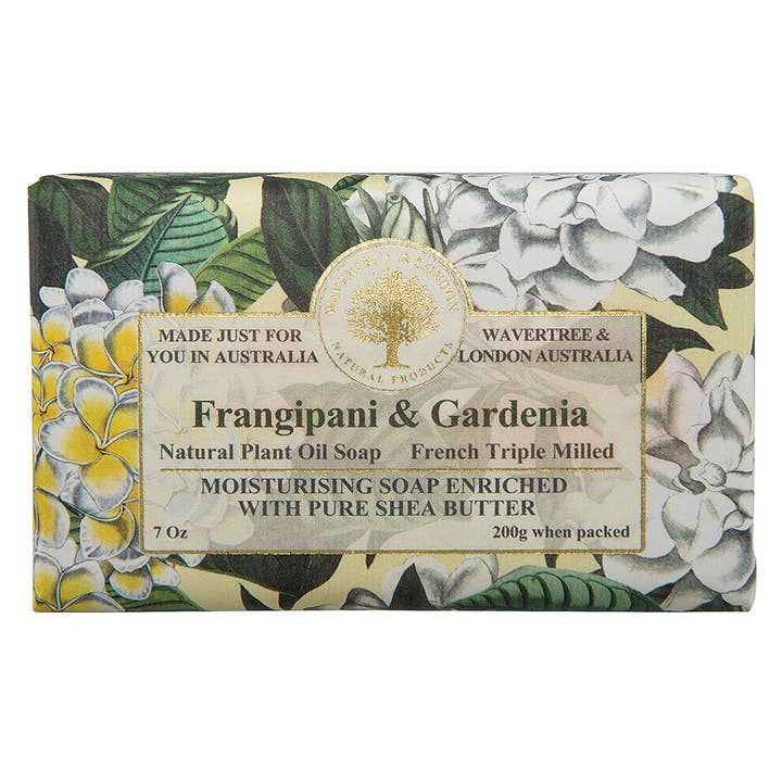 Wavertree & London - Wholesale Bar Soap - Wavertree & London Frangipani & Gardenia Luxury Soap Bars