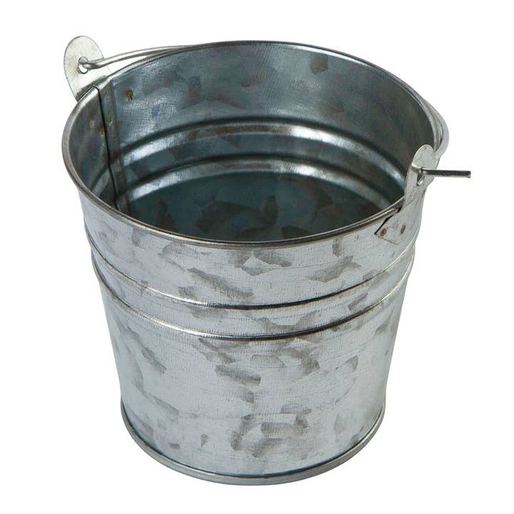 Factory Direct Craft - Vendita all'ingrosso Secchi/Secchielli - Secchio di metallo piccolo da 4" x 4" di diametro