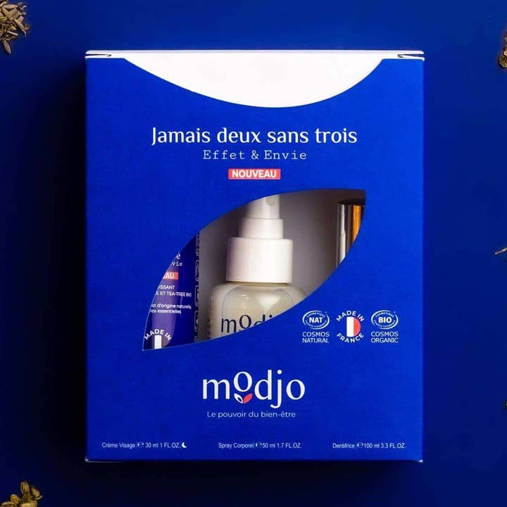 The box set - Never two without three Modjo for wholesale by Modjo Cosmetics