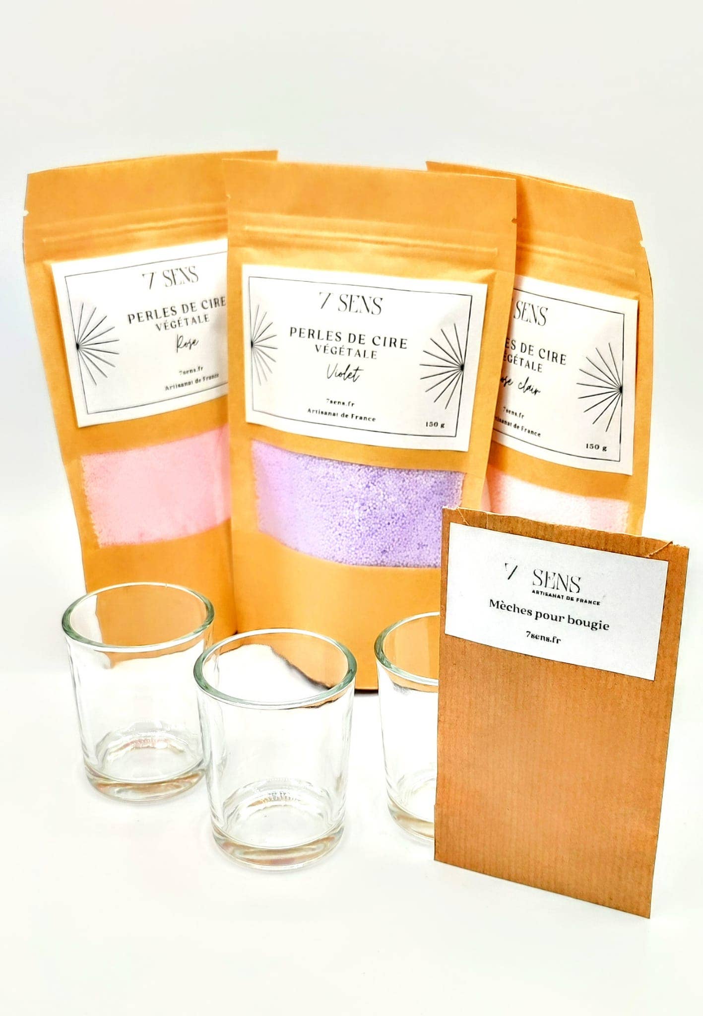 7 ème Sens - Wholesale Craft Supplies - Wax pearl candle1