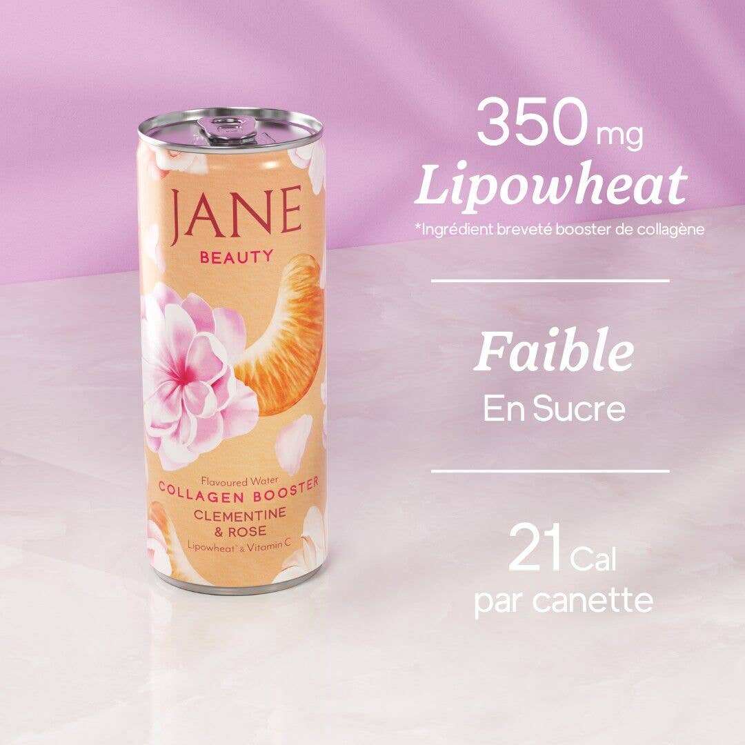 JANE - Wholesale Sports/Energy Drink - Beauty Drink Collagen Booster Clementine Rose 25cl x241