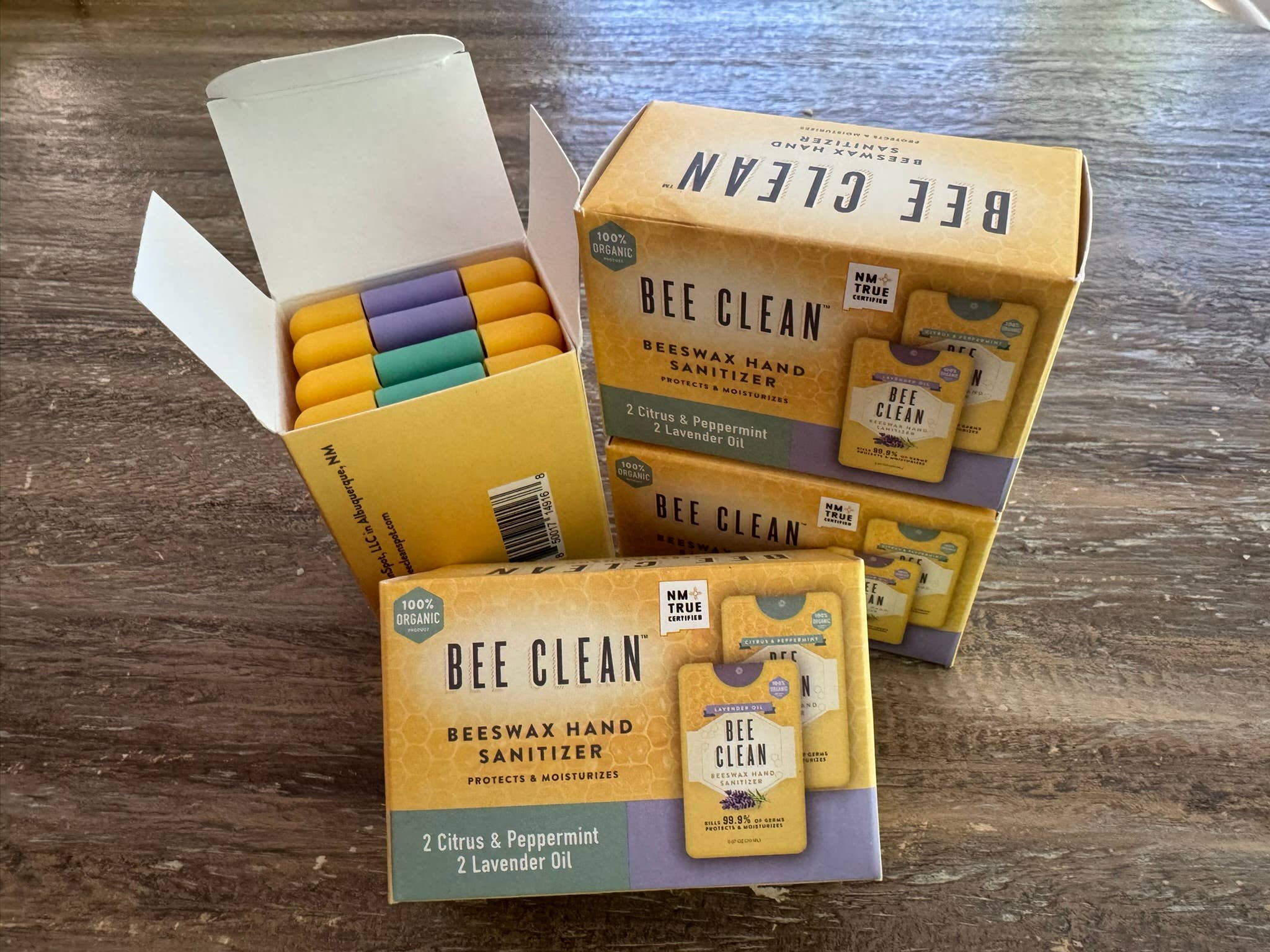 Bee Clean - Wholesale Hand Sanitizer - Bee Clean Organic Beeswax Hand Sanitizer-13 Combo 4 packs5