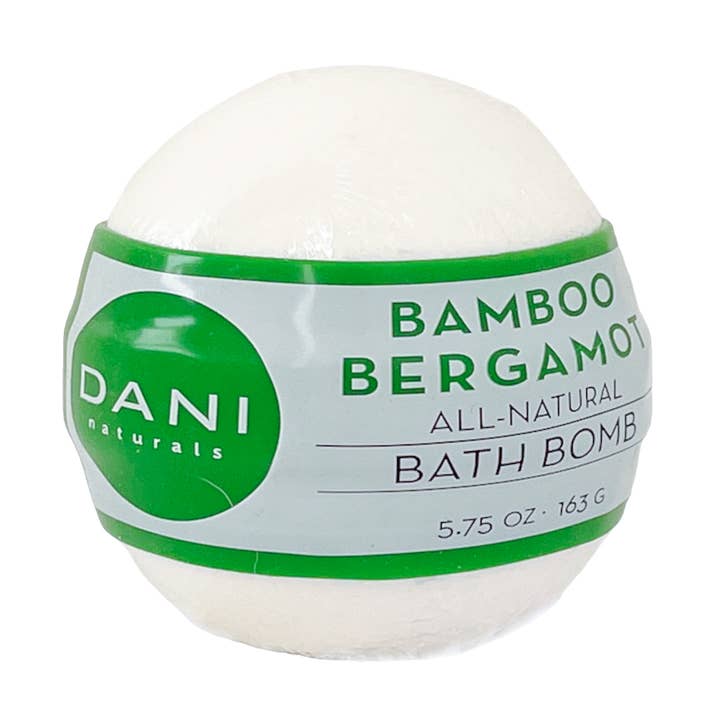 Bamboo Bergamot Bath Bomb 5.75oz for wholesale by DANI Naturals