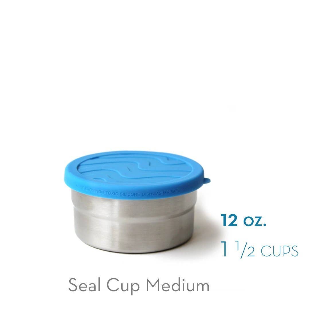 ECOlunchbox - Wholesale Food Storage Container - Blue Water Bento Seal Cup Medium Lunch Food Container1