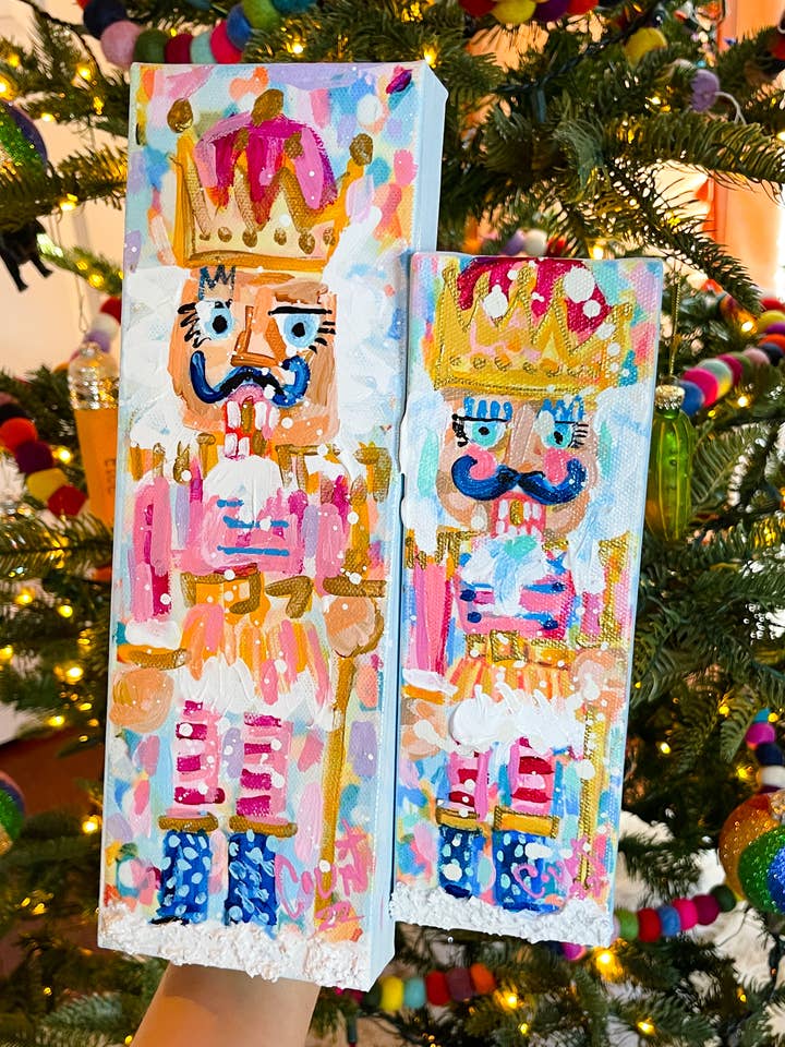 Dottie Nutcracker Holiday Art for wholesale by Court&Co.