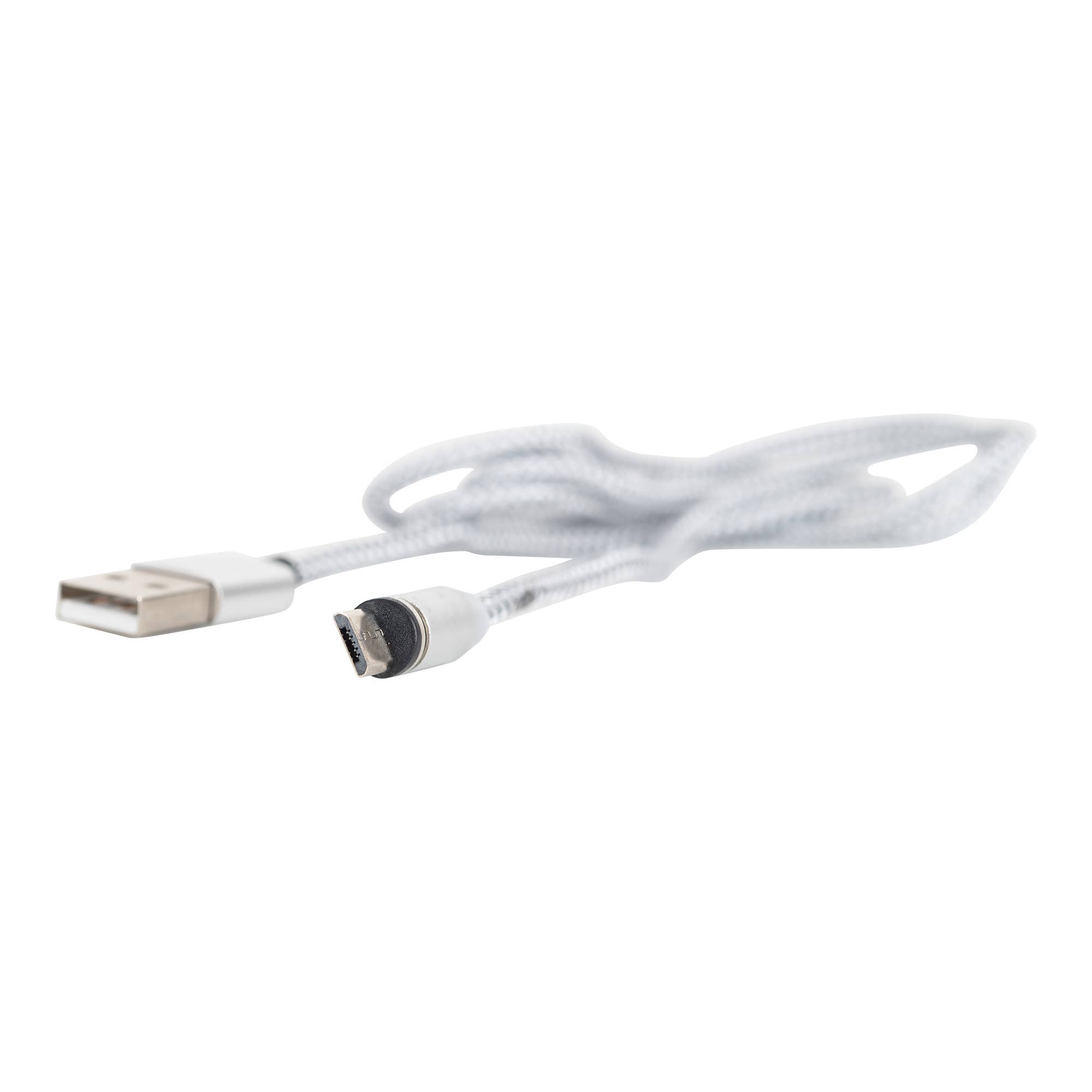 Silver Fast Charging 3 in 1 Magnet Cable for wholesale on Faire3