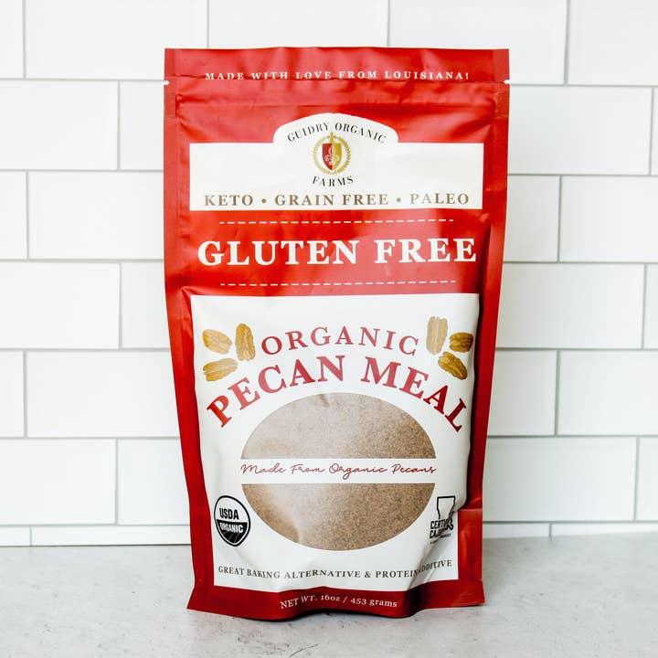 Pecan Meal- USDA Certified Organic for wholesale by Guidry Organic Farms