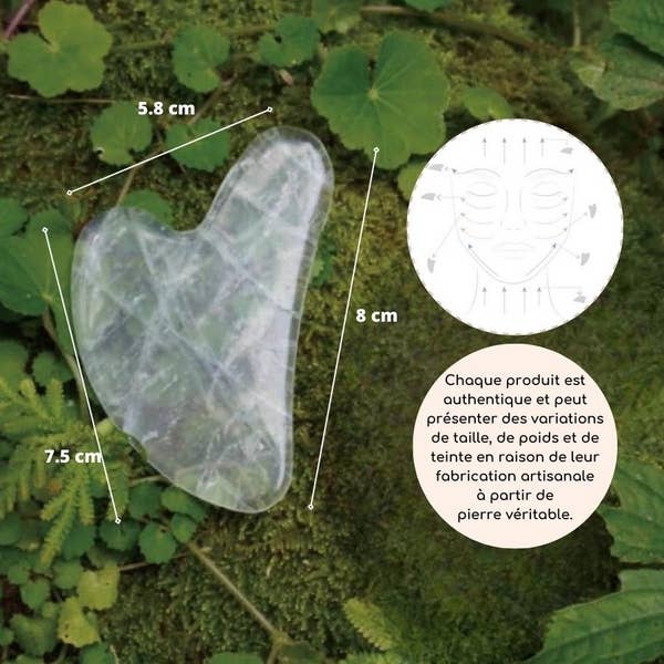 Zen'Arôme - Wholesale Gua Sha Tool - Rock crystal mushroom massage guasha 11 + 1 Free7