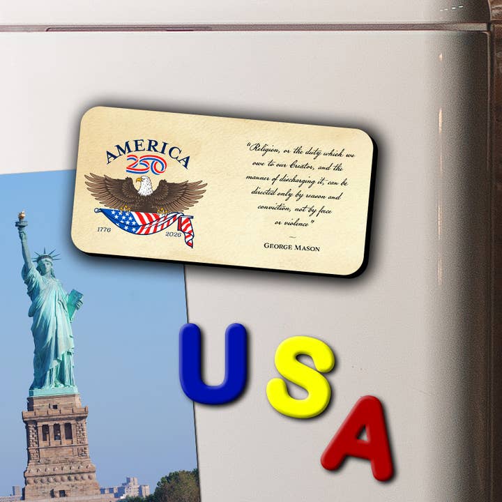 "Only by Reason" America250™ Magnet Long for wholesale by Nelson Gifts Wholesale