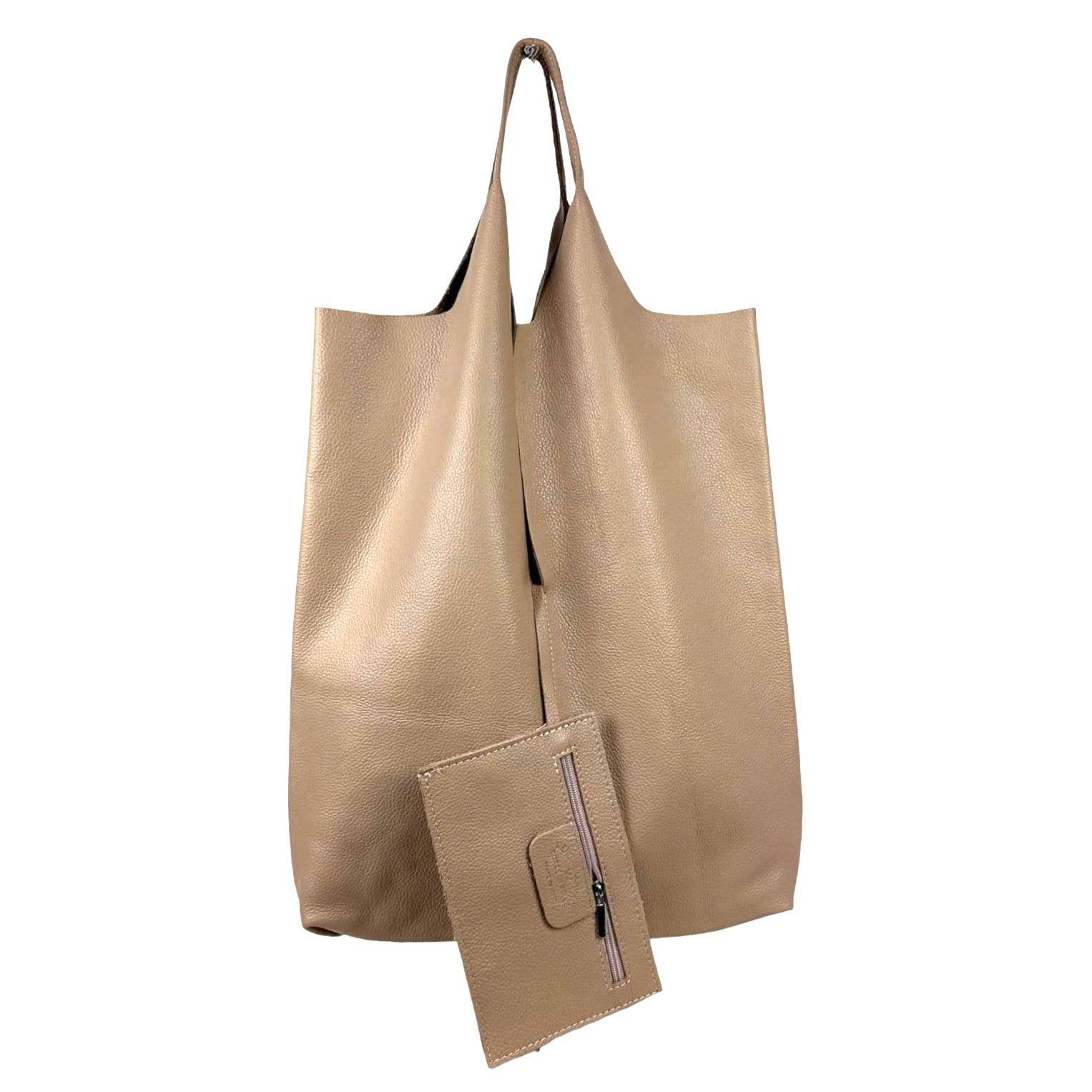Chenson & Gorett – Engroshandel Tote bag - Dame – Dames læder shopper taske med ekstra møntlomme8