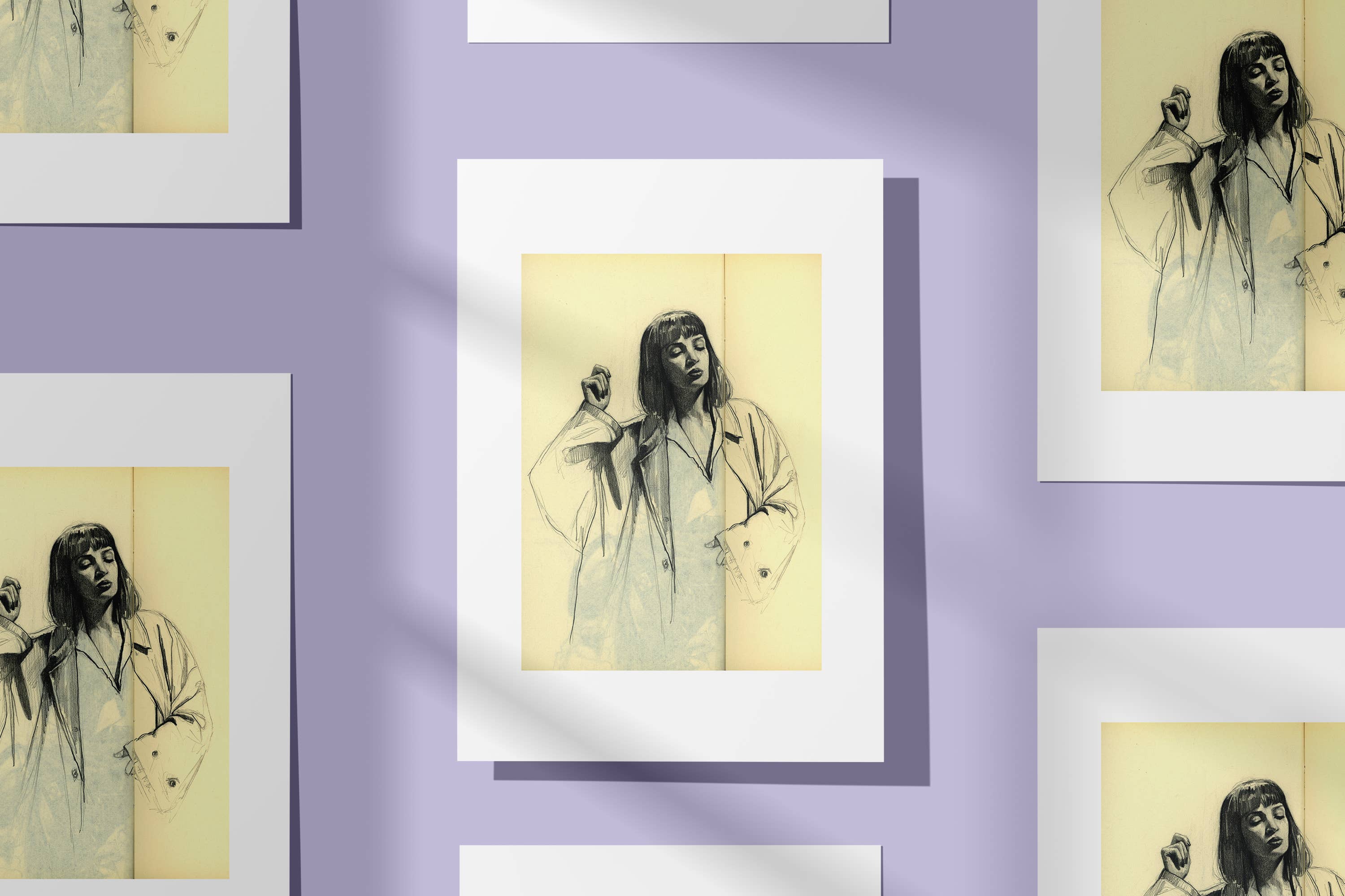 Belén Diz Juncal - Wholesale Poster - Illustrations - Poster - Pulp Fiction - Quentin Tarantino0