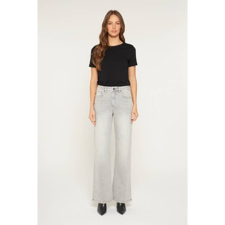 GREY CLOUD SUPER HIGH RISE WIDE LEG for wholesale on Faire1