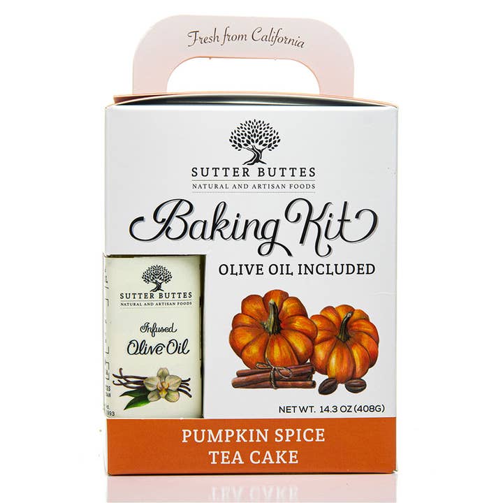Pumpkin Spice Olive Oil Cake Mix – Cozy Fall Baking for wholesale by Sutter Buttes