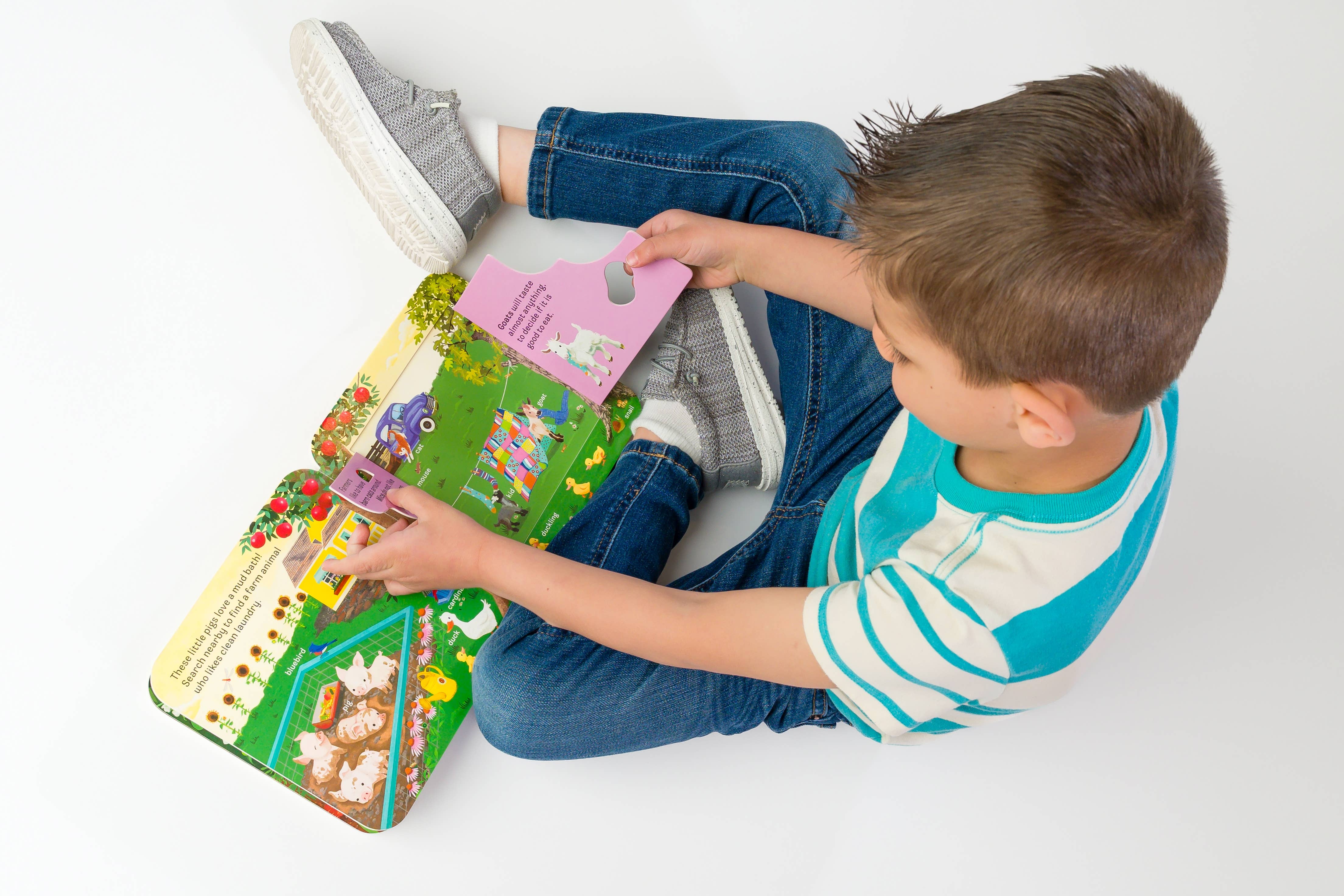 Cottage Door Press - Vente Baby & Toddler Book (0-2) - Cahier Moo Lift a Flap Farm3