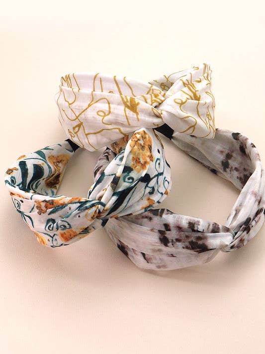 ROMANTISKE HÅRBÅND MED BRED KNUDE | 40HB100 for engroshandel hos JOSSLYN by wall to wall