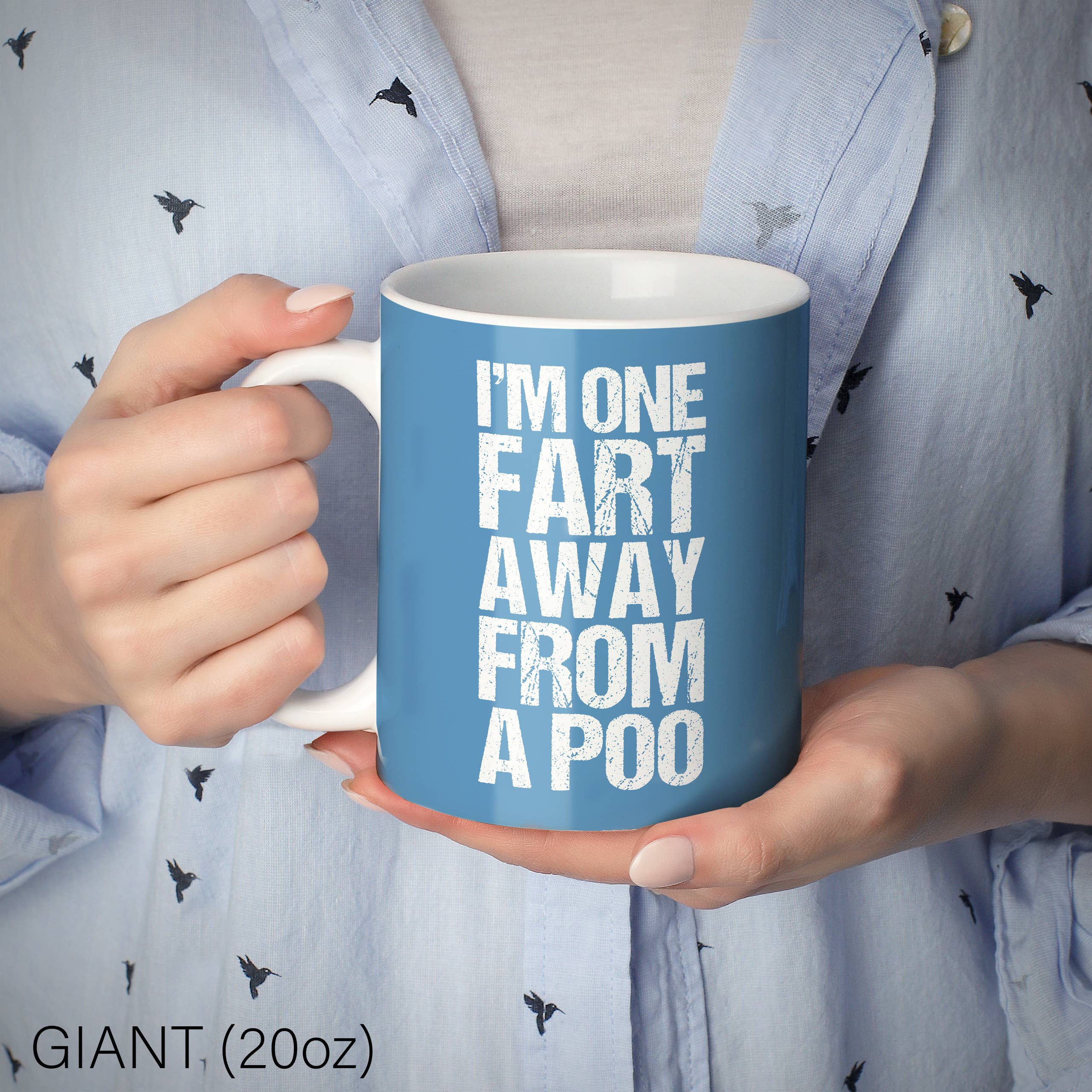 Mug Monster - Wholesale Coffee Mug - I'm One Fart Away From A Poo Mug, Funny Novelty Gift18