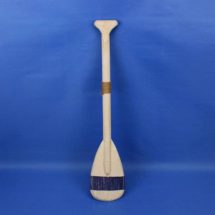 Hampton Nautical - Wholesale Wall Accent - King Harbor Decorative Rowing Boat Paddle with Hooks 24"3