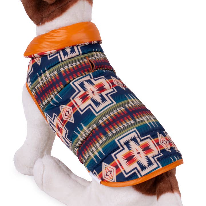 Carolina Pet Company - Wholesale Pet Coat - Dog - Pendleton Puffer Style Adjustable Dog Coat - Century Harding4