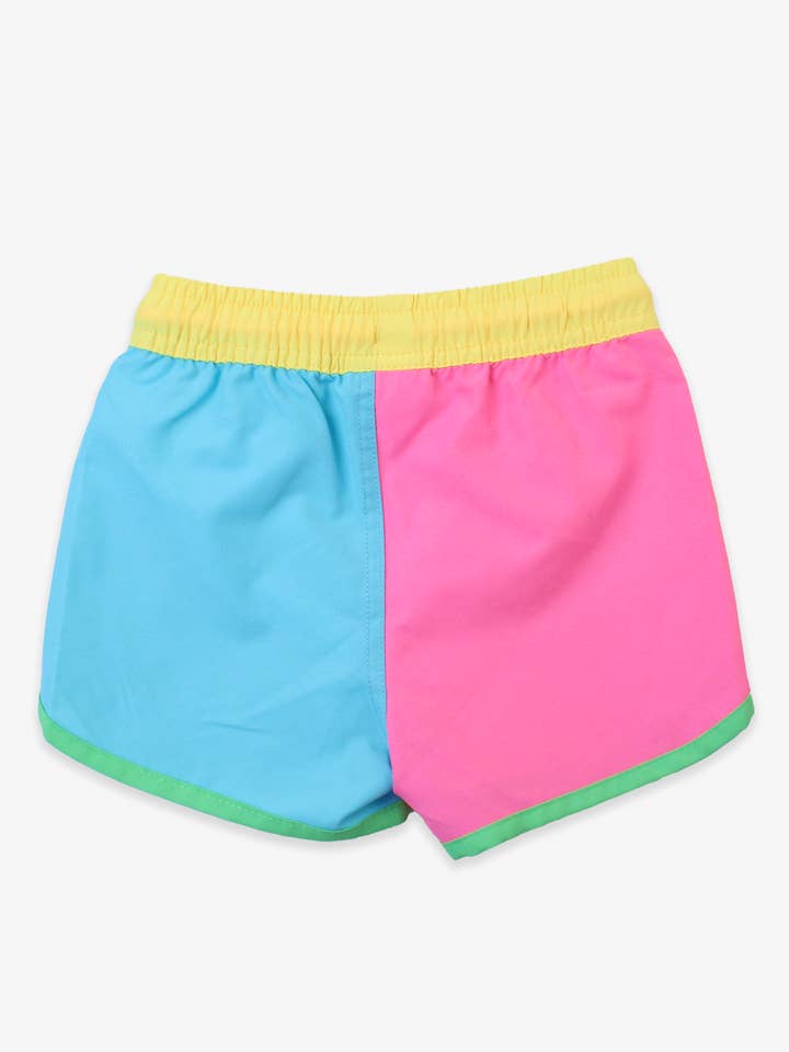 Pink Boys Neon Color Block Dolphin Hem Swim Trunks
for wholesale on Faire2