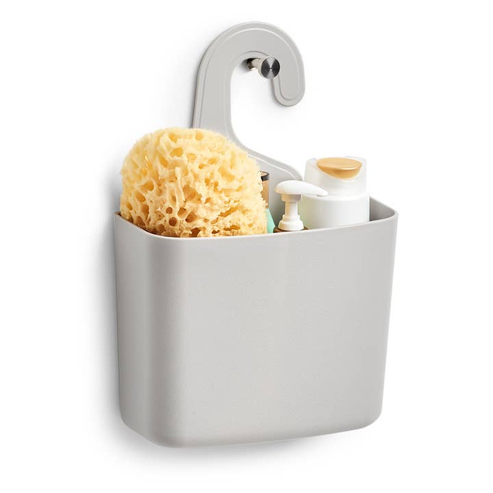 grey Utensil holder with hanger, plastic, gray for wholesale on Faire2