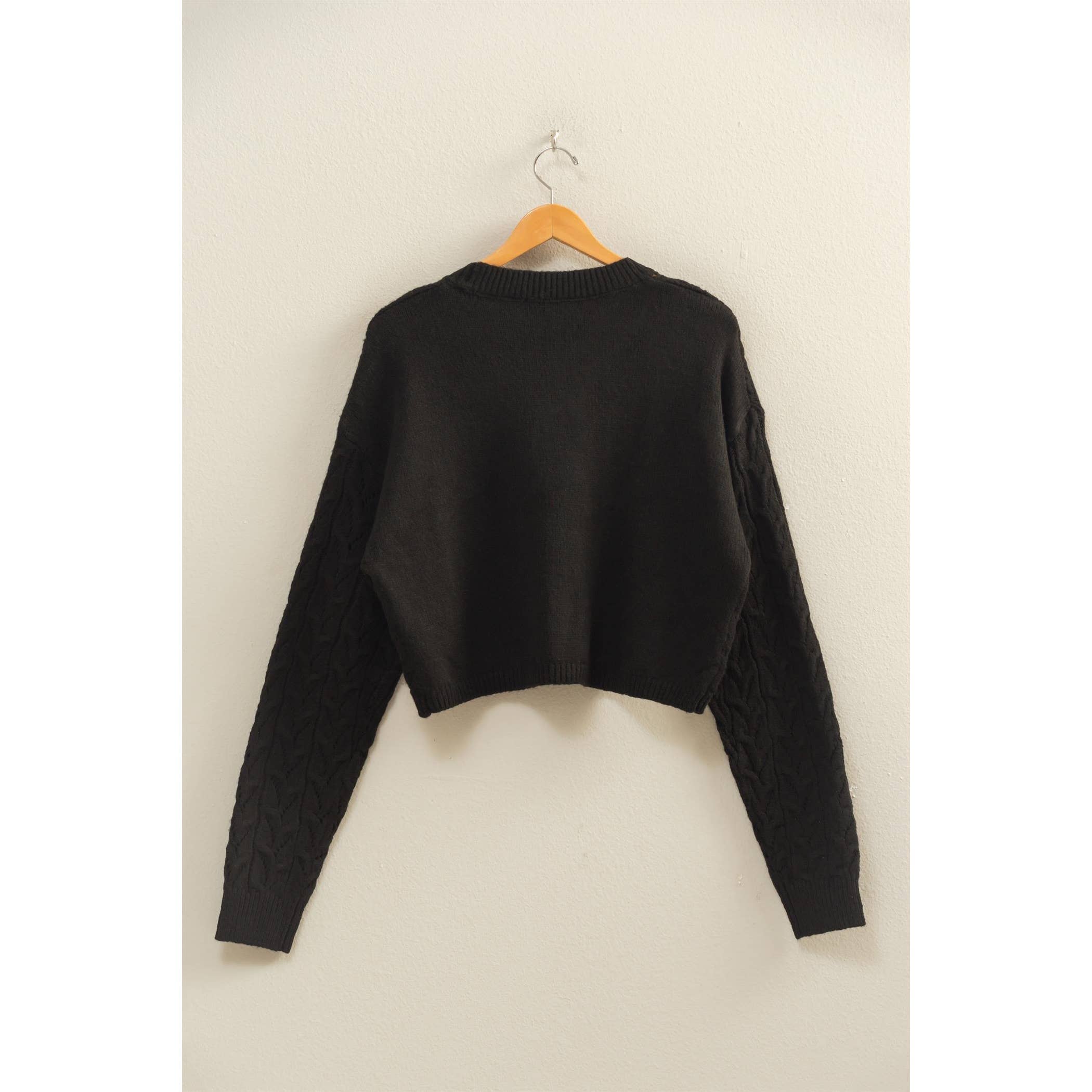 HYFVE - Wholesale Knit Sweater - Women's - Cropped Cable Knit Sweater20