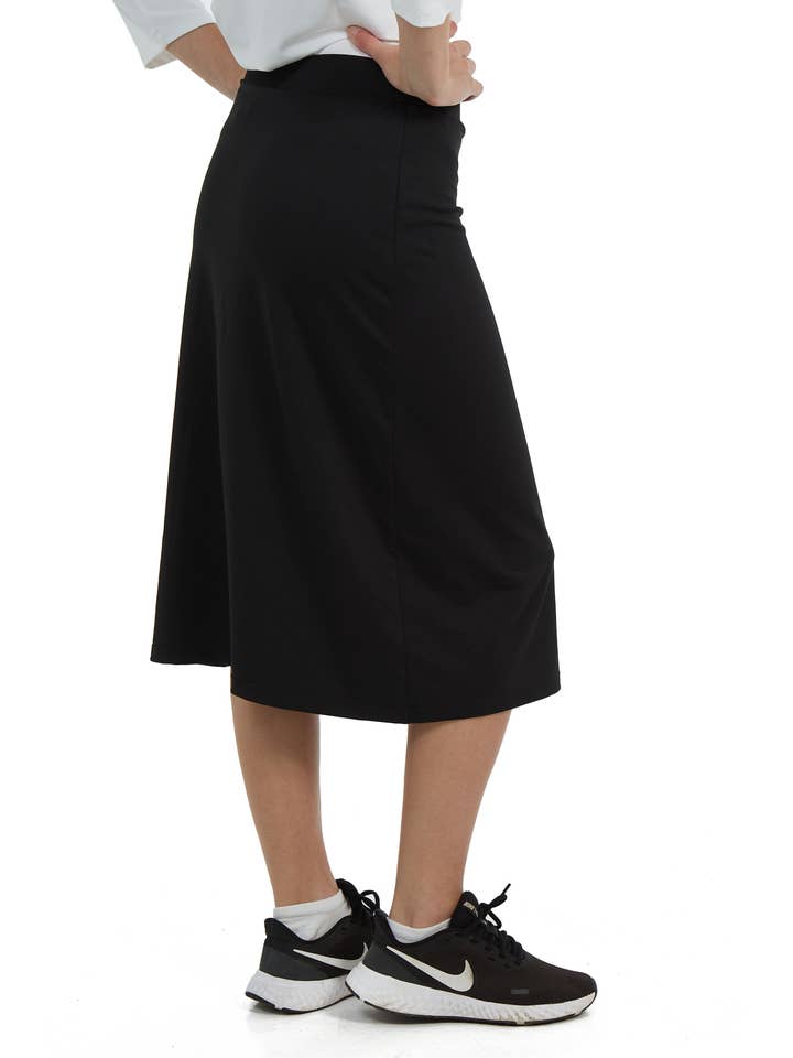 Snoga Athletics - Wholesale Skort - Women's - Midi Basic Skort 26'' - Black3