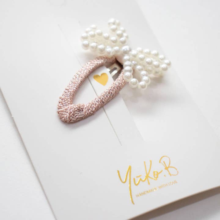 Pink Milena Hair Clip - Paris Collection - New ! for wholesale by Yuko-B UK