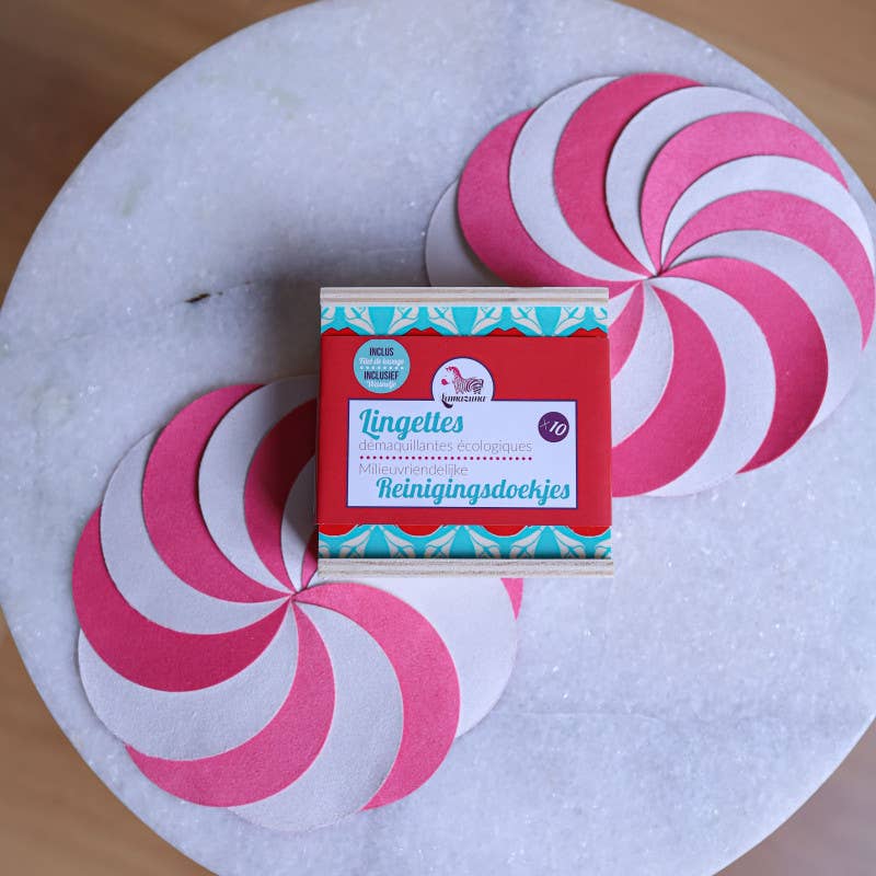 LAMAZUNA - Wholesale Makeup Remover - Set of 10 washable cleansing wipes4