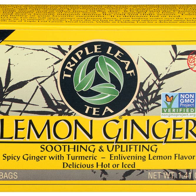 Triple Leaf Tea - Wholesale Health/Detox Tea - Lemon Ginger Tea