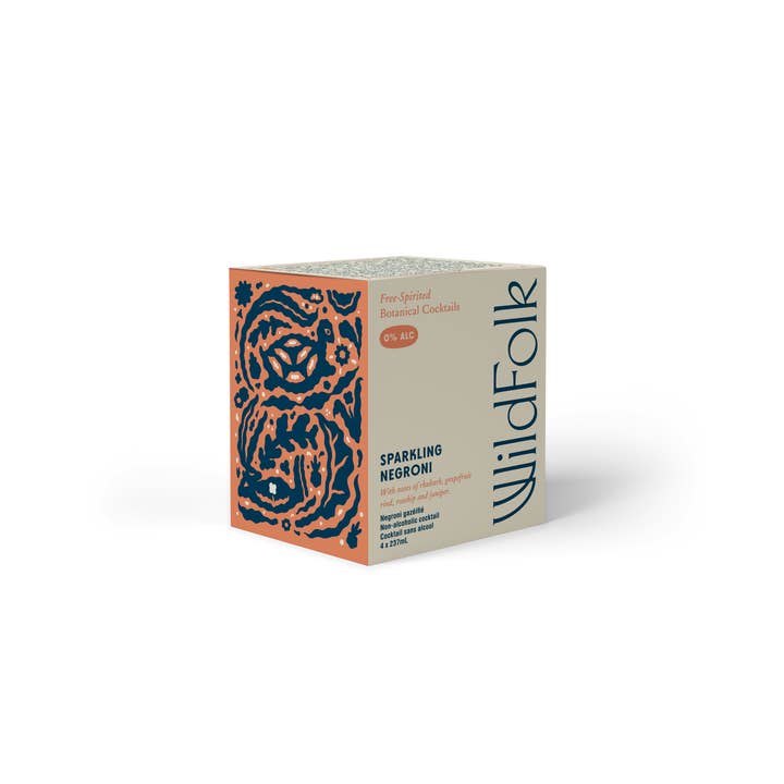 Wild Folk - Wholesale Non-Alcoholic Aperitif/Mocktail - Sparkling Negroni