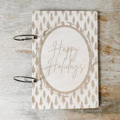 Glædelig jul træer Trækortholder for engroshandel hos Feather and Birch