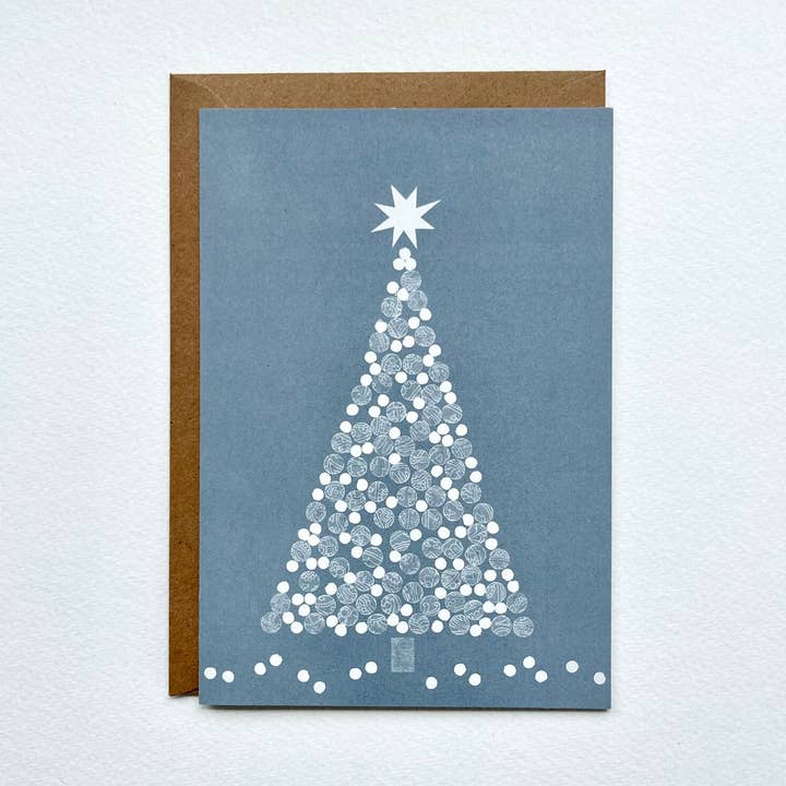 Klappkarte Christbaum für den Großhandel von Spitzenkunst
