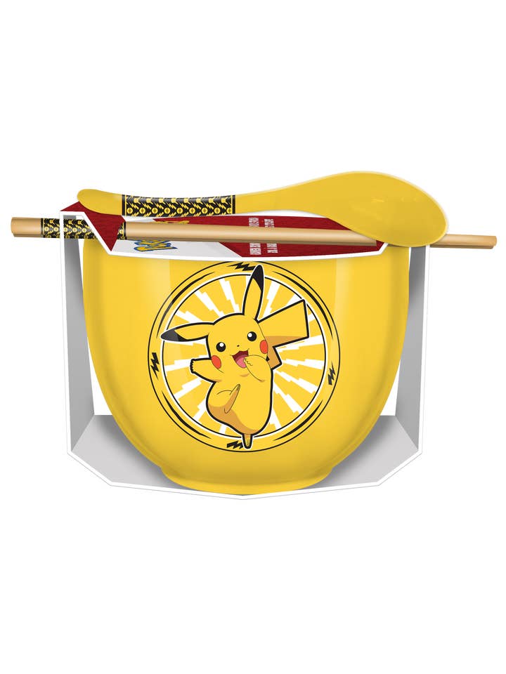 Pokémon 20oz Ramen Bowl with Chopsticks and Spoon and other Purchase Wholesale mon. Free Returns & Net 60 Terms on Faire trending on Faire.