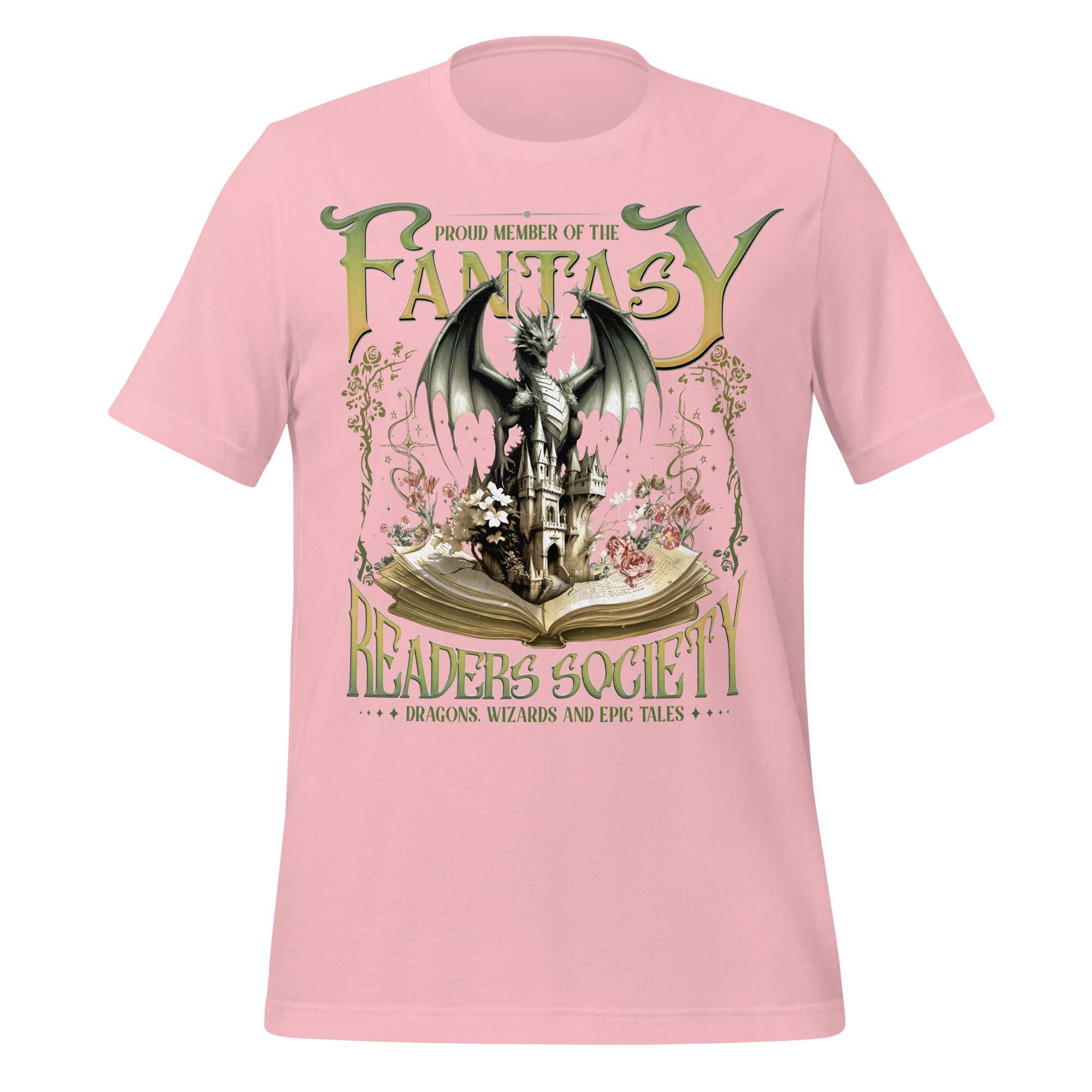 MagicMerchEmporium – wholesale Screen printed t-shirt – Women′s – Fantasy Book Lover Tee9