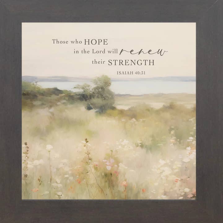 Summer Snow Art - Wholesale Art Print - Those Who Hope In The Lord Will Renew Their Strength Isiah